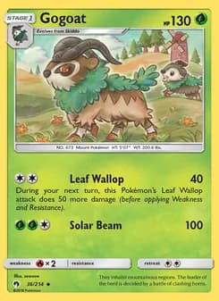 Gogoat — Lost Thunder — Uncommon