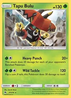 Tapu Bulu — Lost Thunder — Rare