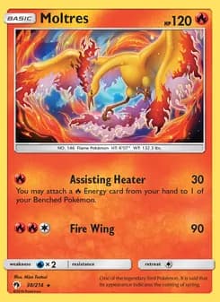 Moltres — Lost Thunder — Rare