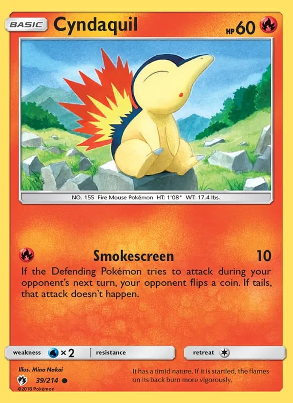 Cyndaquil — Lost Thunder, Common