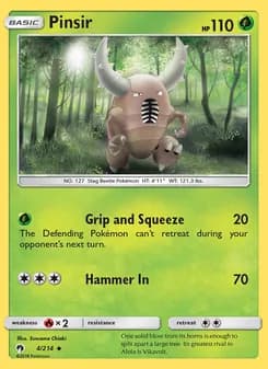 Pinsir — Lost Thunder — Uncommon
