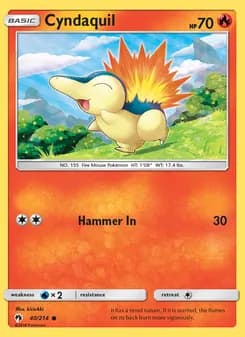 Cyndaquil — Lost Thunder — Common