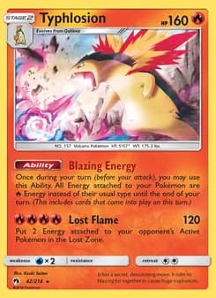 Typhlosion — Lost Thunder — Rare