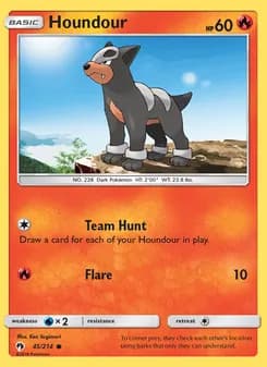 Houndour — Lost Thunder — Common