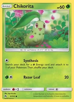 Chikorita — Lost Thunder — Common