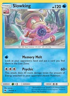 Slowking — Lost Thunder — Rare