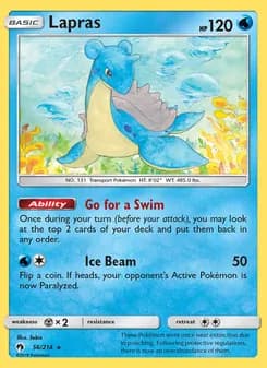 Lapras — Lost Thunder — Rare