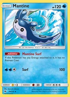 Mantine — Lost Thunder — Uncommon