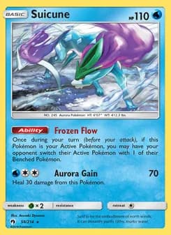 Suicune — Lost Thunder — Rare