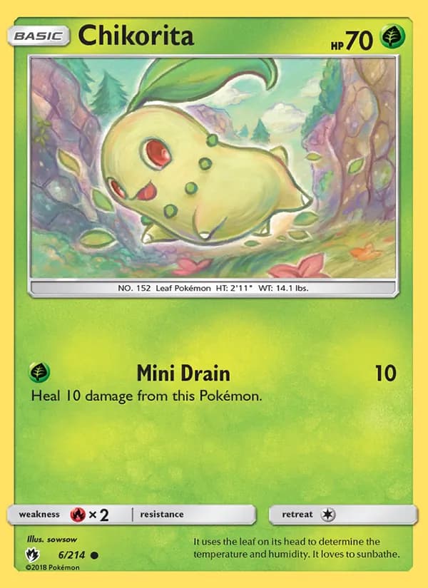 Chikorita — Lost Thunder, Common