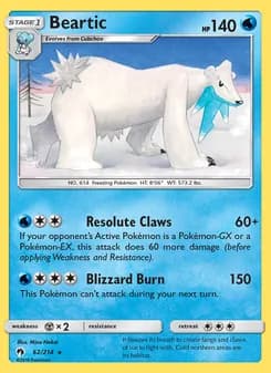 Beartic — Lost Thunder — Rare
