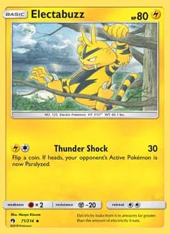 Electabuzz — Lost Thunder — Uncommon