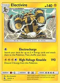 Electivire — Lost Thunder — Rare