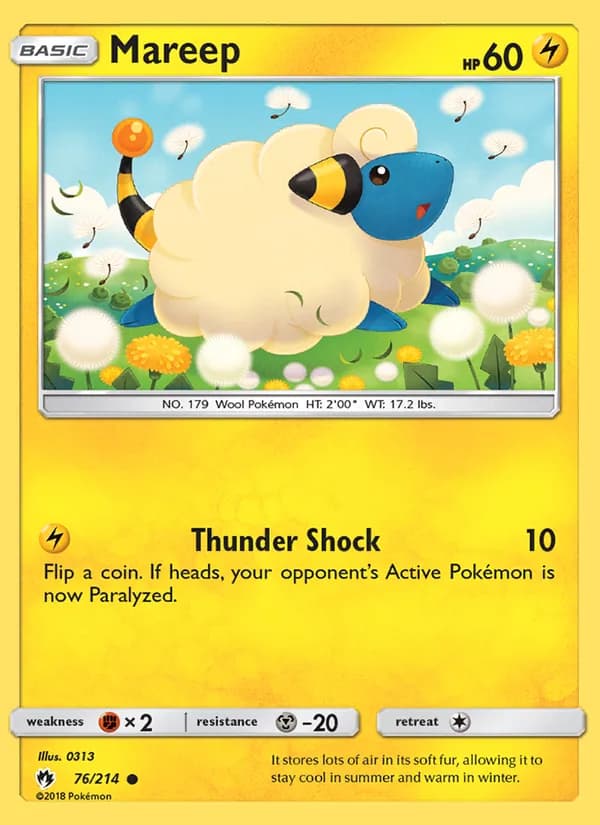 Mareep — Lost Thunder, Common