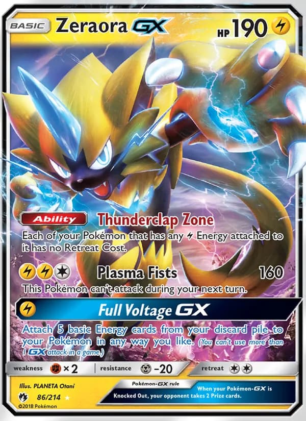 Zeraora GX — Lost Thunder, Ultra Rare