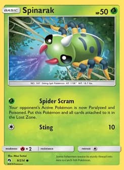 Spinarak — Lost Thunder — Common