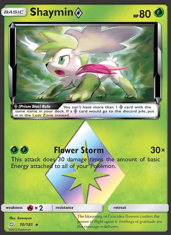 Shaymin ◇ — Team Up, Rare