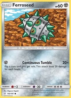Ferroseed — Team Up — Common