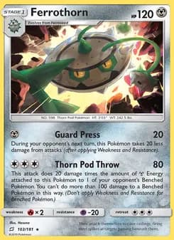 Ferrothorn — Team Up — Rare