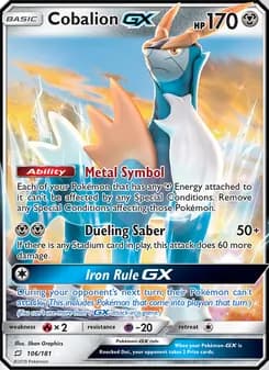Cobalion GX — Team Up — Ultra Rare