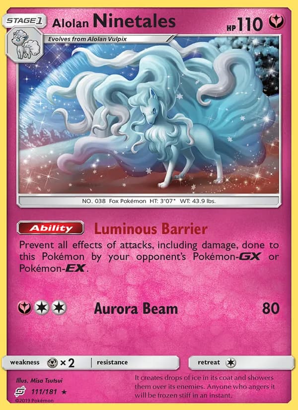 Alolan Ninetales — Team Up, Rare