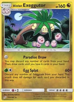 Alolan Exeggutor — Team Up — Rare