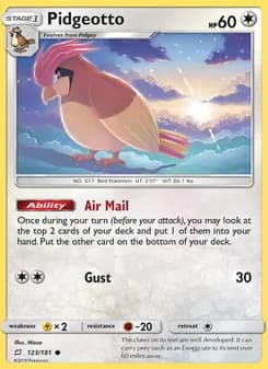 Pidgeotto — Team Up — Common