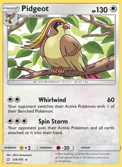 Pidgeot — Team Up — Rare