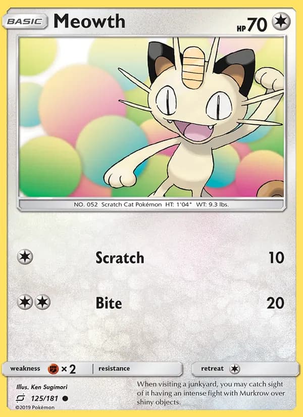 Meowth — Team Up, Common