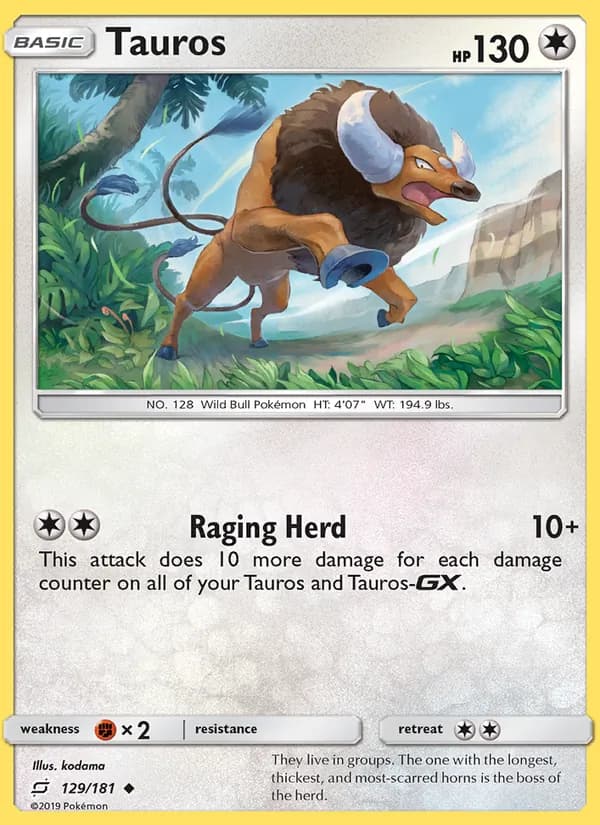 Tauros — Team Up, Uncommon