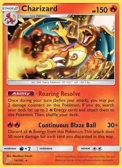 Charizard — Team Up — Rare