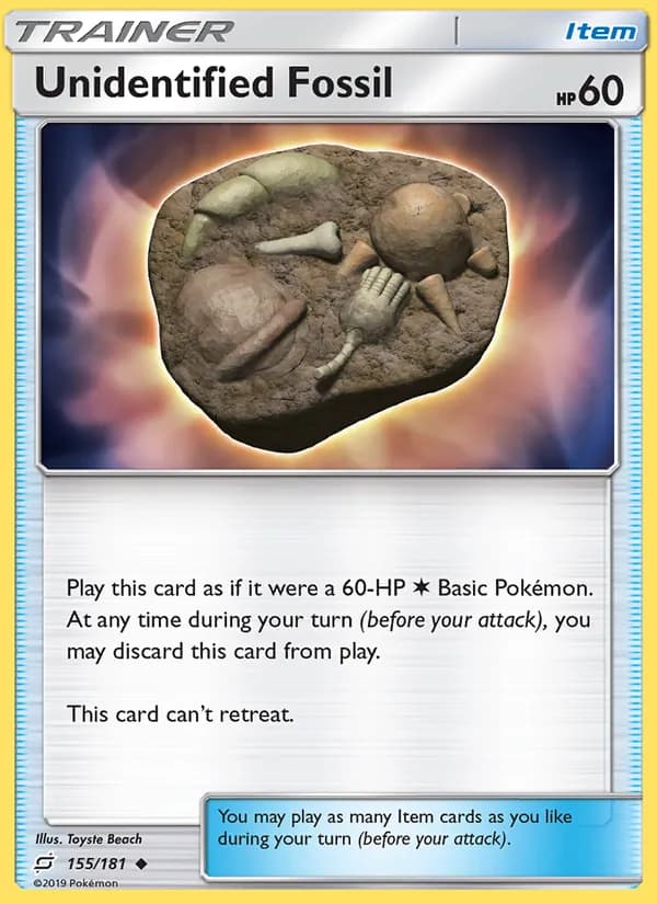Unidentified Fossil — Team Up, Uncommon