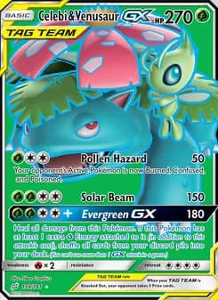 Celebi & Venusaur GX — Team Up — Ultra Rare
