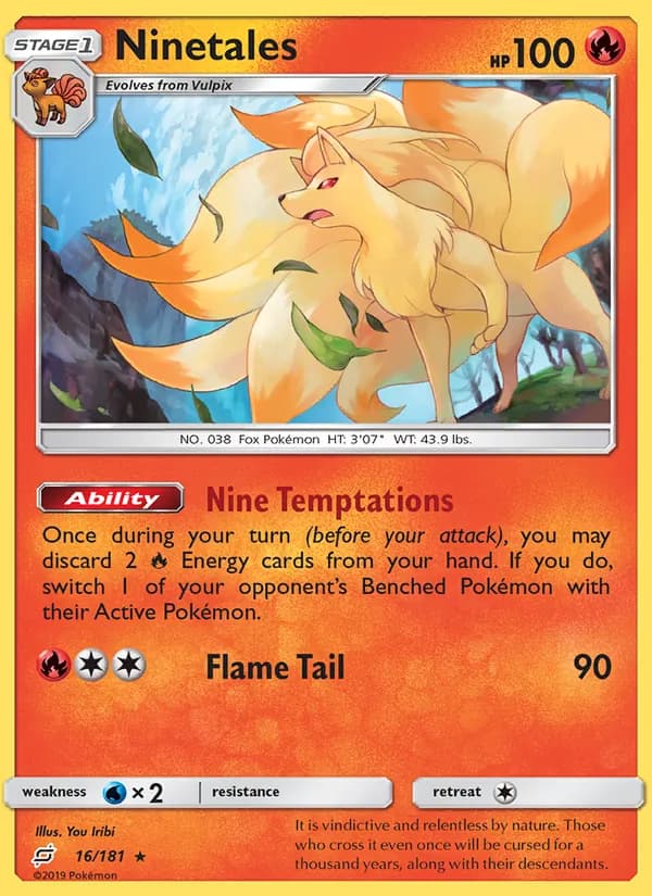 Ninetales — Team Up, Rare
