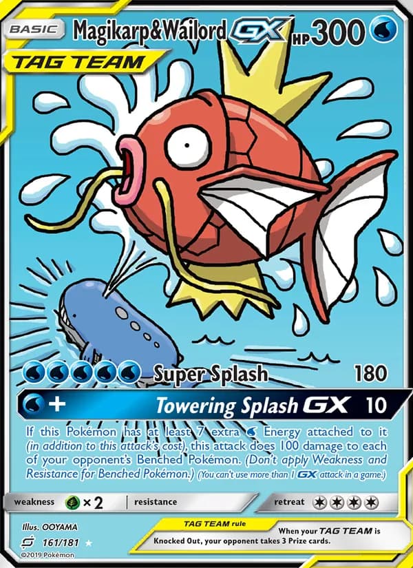 Magikarp & Wailord GX — Team Up, Ultra Rare