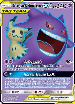 Gengar & Mimikyu GX — Team Up — Ultra Rare