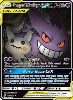Gengar & Mimikyu GX — Team Up — Ultra Rare