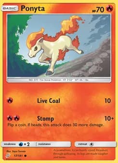 Ponyta — Team Up — Common