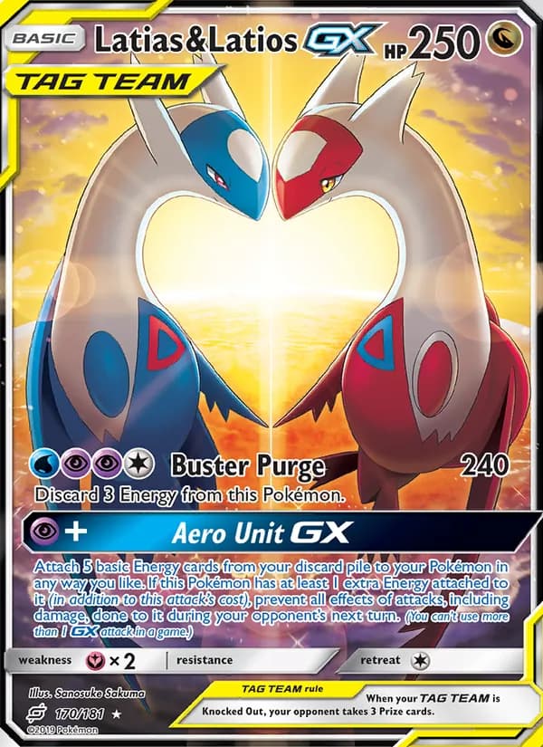 Latias & Latios GX — Team Up, Ultra Rare