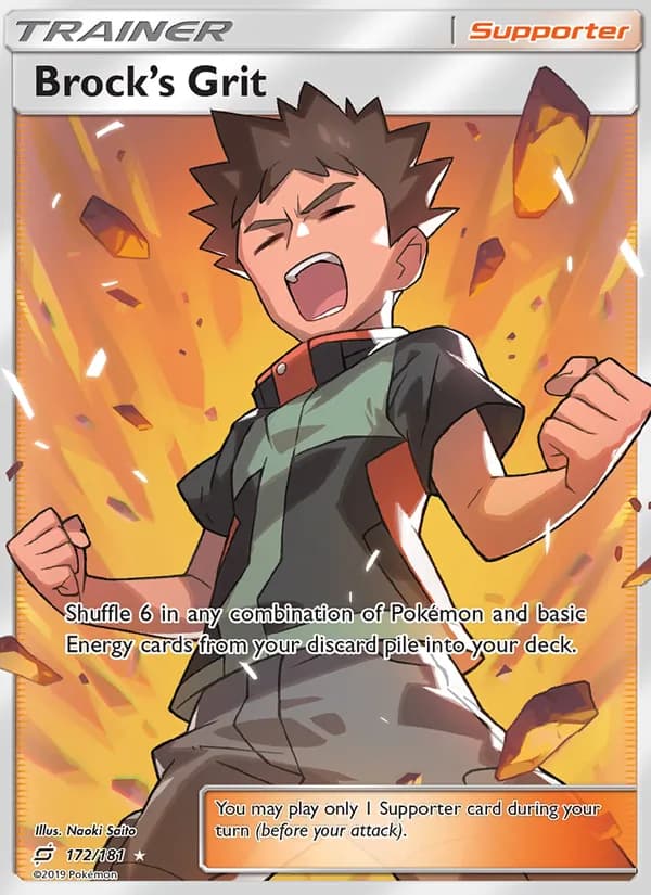 Brock’s Grit — Team Up, Ultra Rare