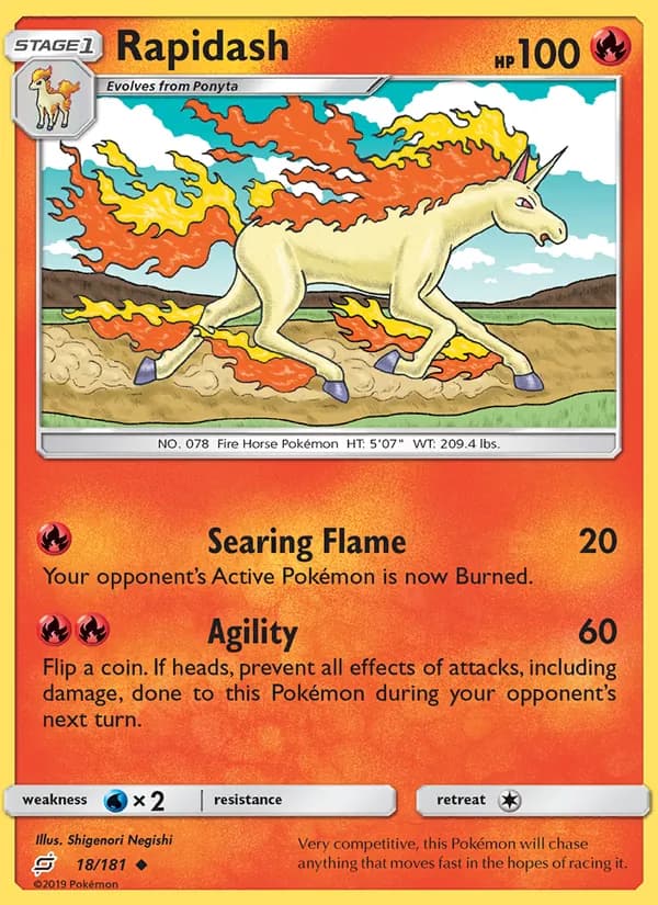 Rapidash — Team Up, Uncommon