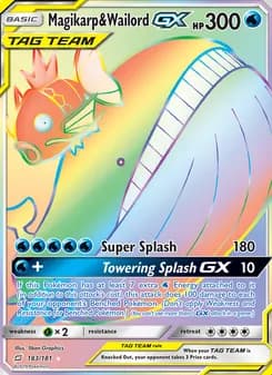 Magikarp & Wailord GX — Team Up — Secret Rare