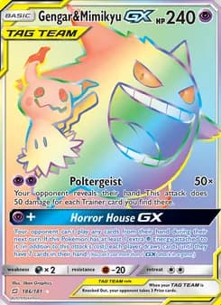 Gengar & Mimikyu GX — Team Up — Secret Rare