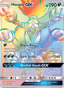 Hoopa GX — Team Up — Secret Rare