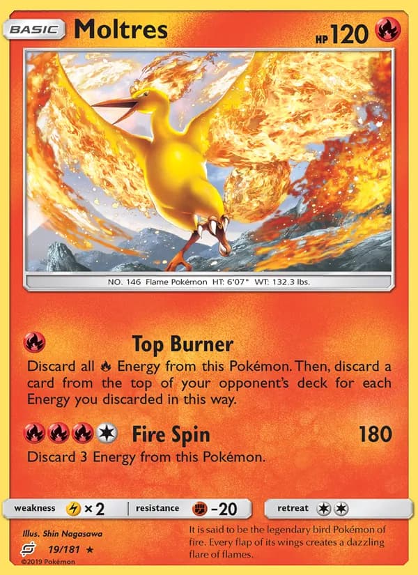 Moltres — Team Up, Rare