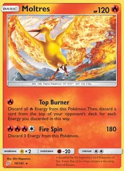 Moltres — Team Up — Rare