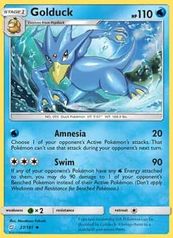 Golduck — Team Up — Uncommon