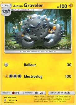 Alolan Graveler — Team Up — Uncommon