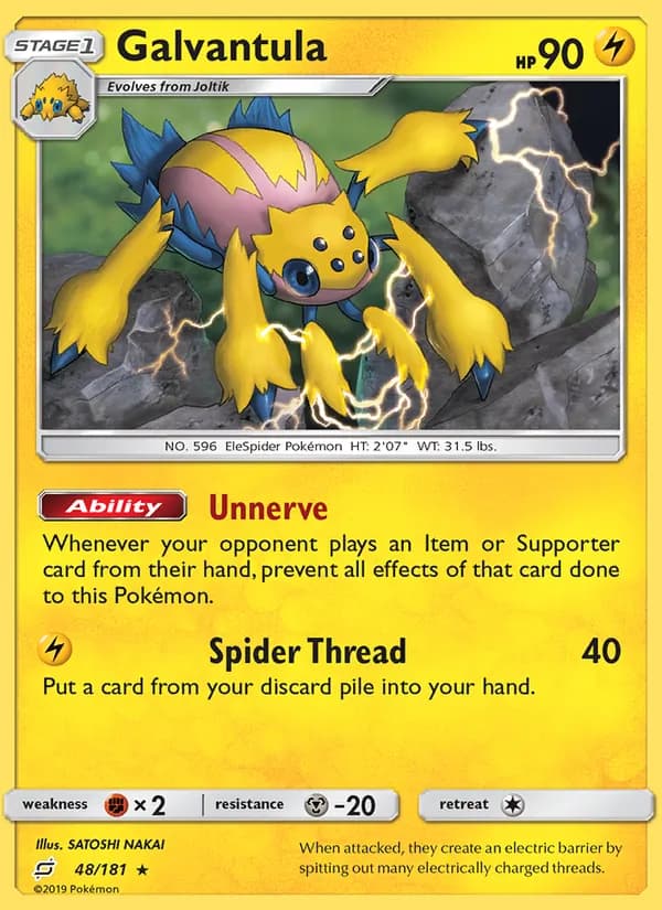 Galvantula — Team Up, Rare