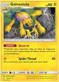 Galvantula — Team Up — Rare